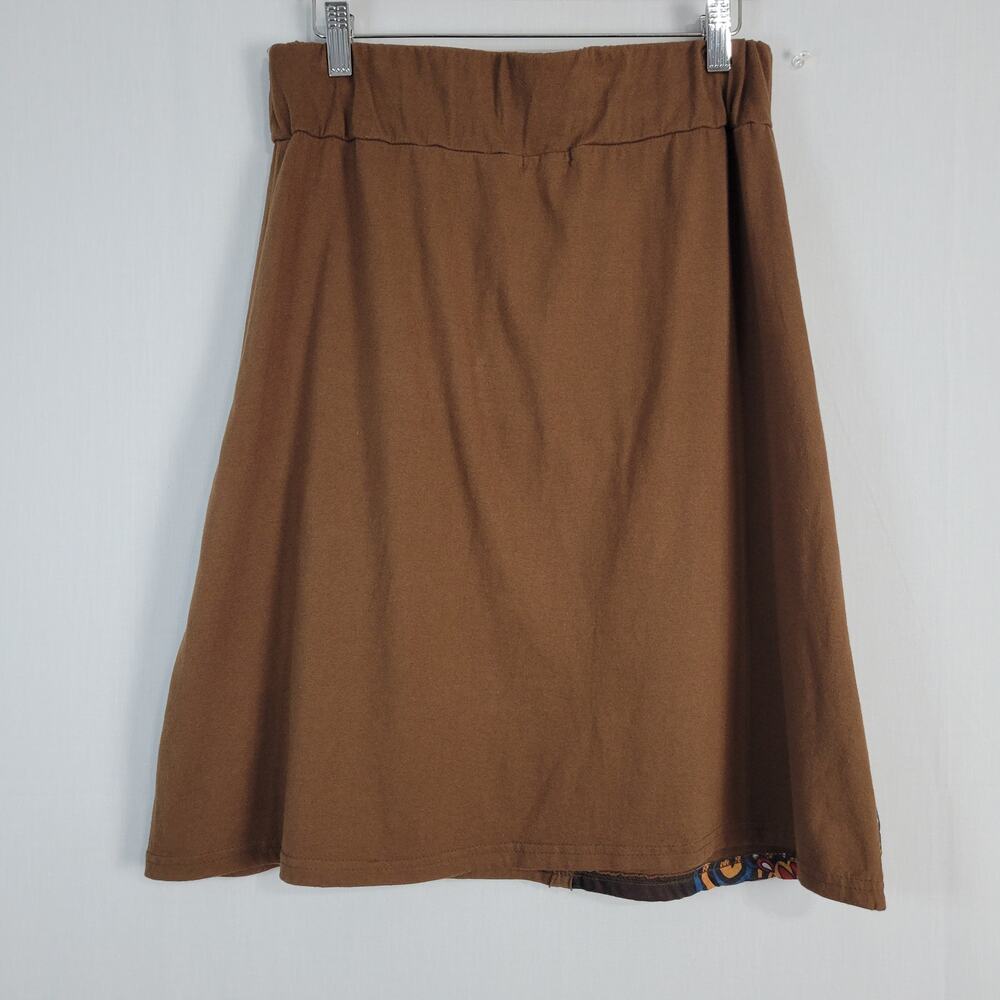 Za Zen Artsy Patchwork Pull On Drawstring Aline S… - image 6